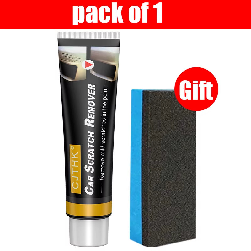 Car Scratch Remover Car Polishing Paste with Sponge Car Body Paint Care Remove Scratch Repair Broken Paint Smooth Car Body