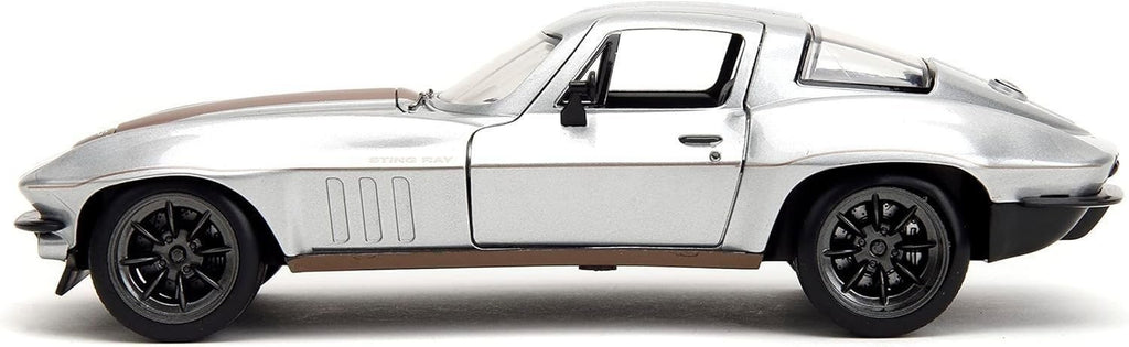 Big Time Muscle 1:24 Scale Die-Cast Model of 1966 Chevrolet Corvette Stingray