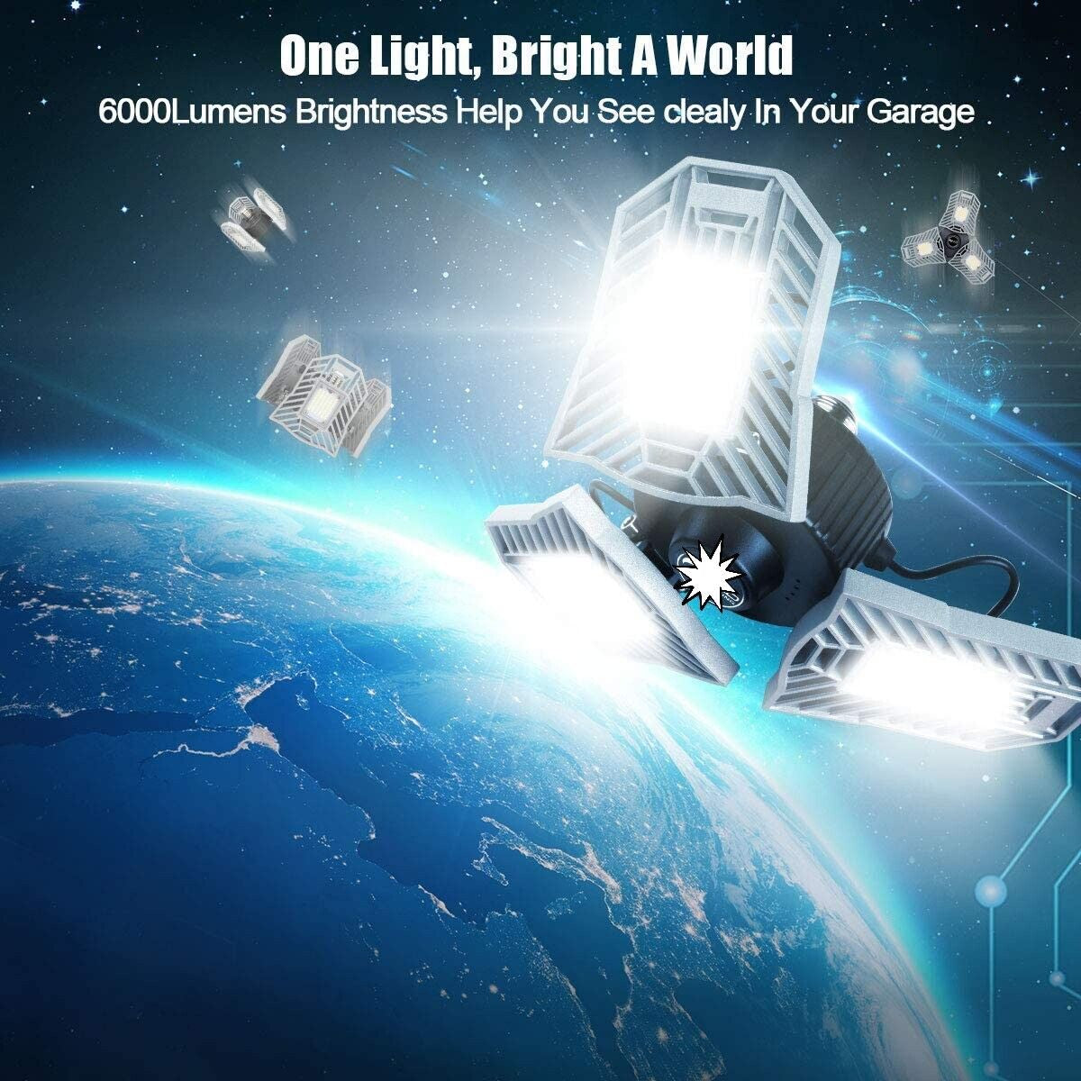 LED Adjustable Garage Lighting Solution