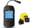 LUCKY Portable Fish Finders Wired Transducer Kayak Fish Finder Kit Portable Depth Finder LCD Display for Kayak Boat Ice Fishing