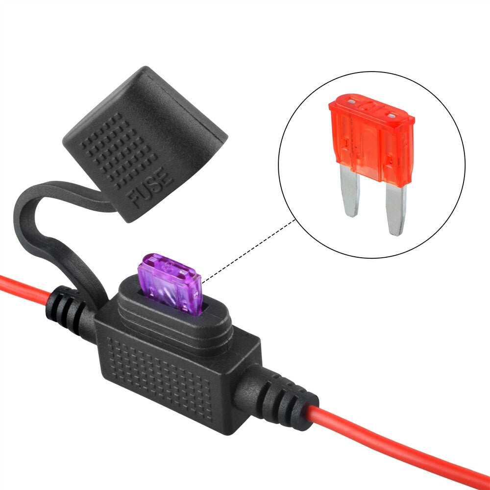 Motorcycle Car Battery Charger Cable Ring Terminal Harness Quick Disconnect Mp