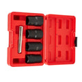 5Pcs 1/2" Twist Socket Set Locking Wheel Nut Bolt Stud Extractor Removers 17Mm 19Mm 21Mm 22Mm Socket Car Accessories