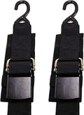 MEILI Heavy Duty Boat Trailer Transom Straps - 2PK Adjustable 2" x 48" Tie Down Straps with Quick Release Buckle, 1200 LBS Capacity, Fast Shipping from USA