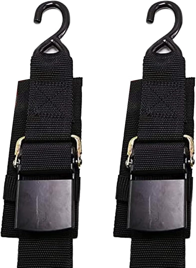 MEILI Heavy Duty Boat Trailer Transom Straps - 2PK Adjustable 2" x 48" Tie Down Straps with Quick Release Buckle, 1200 LBS Capacity, Fast Shipping from USA