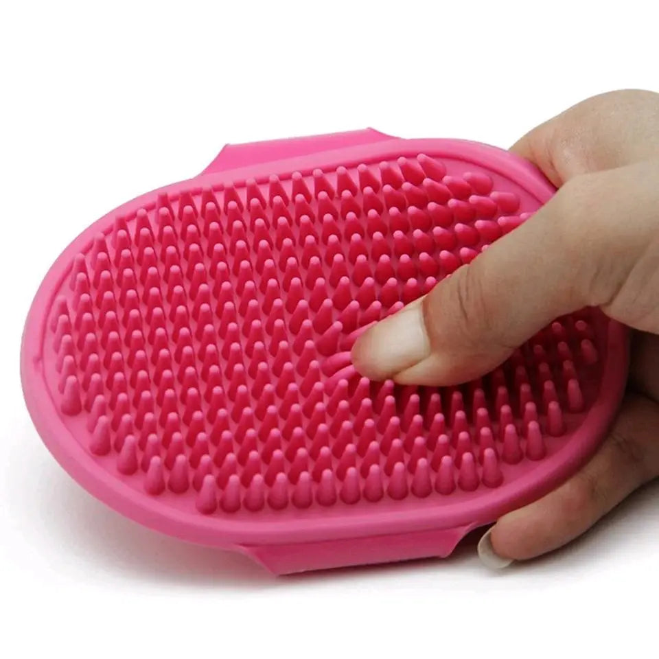 Pet Grooming Bath Brush for Hair Removal in Dogs and Cats
