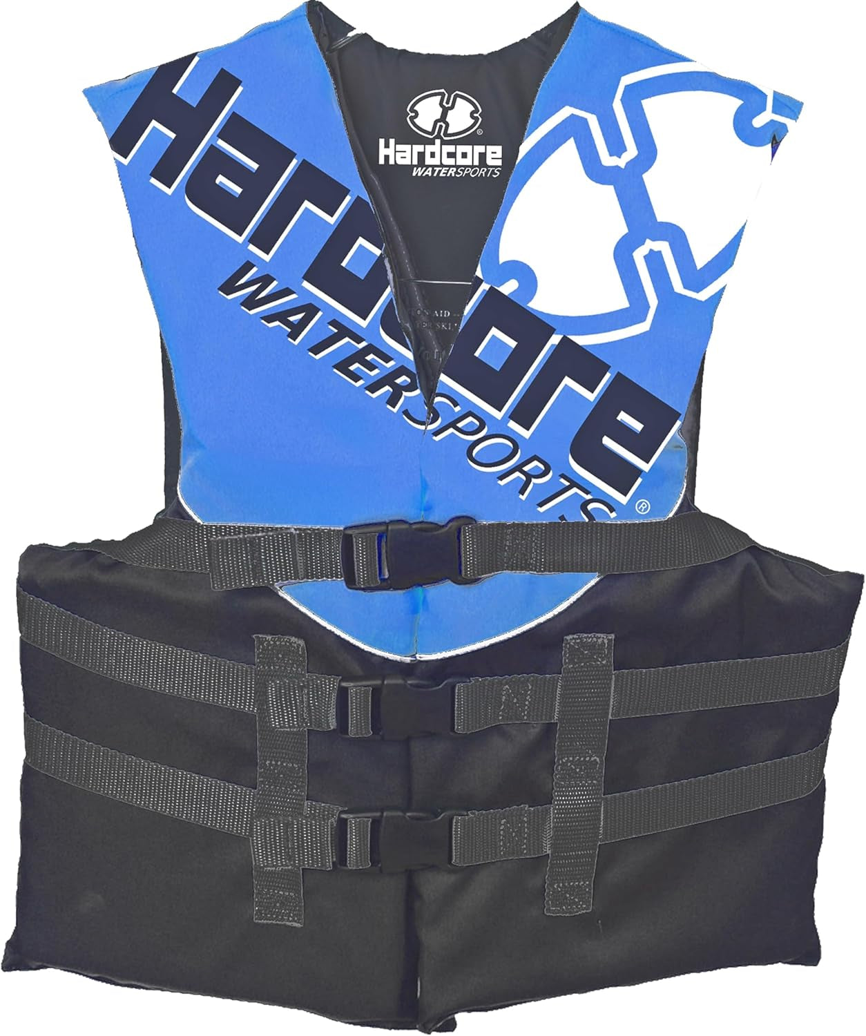 Hardcore Coast Guard Type III PFD for Youth Child Teen Adult; Life Vest Flotation Device; Life Jacket Paddle Vest for Big Kids, Jet Ski, Wakeboard, Hardshell Kayak Life Jacket