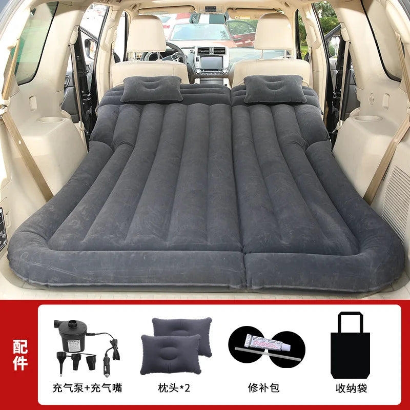 Inflatable Car Mattress - Multifunctional Travel Bed for Automotive Use