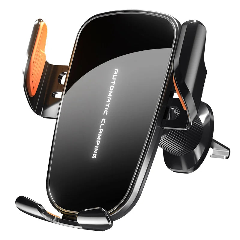 Non-Slip Car Wireless Charger Phone Holder Stand Air Vent Cellphone Bracket for Iphone Samsung Xiaomi Auto Fast Charging Station