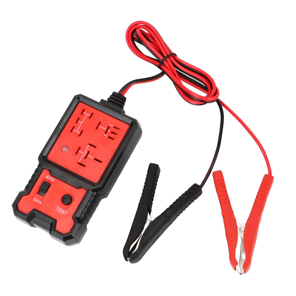 Universal 12V LED Battery Voltage Tester and Relay Checker for Automotive Use