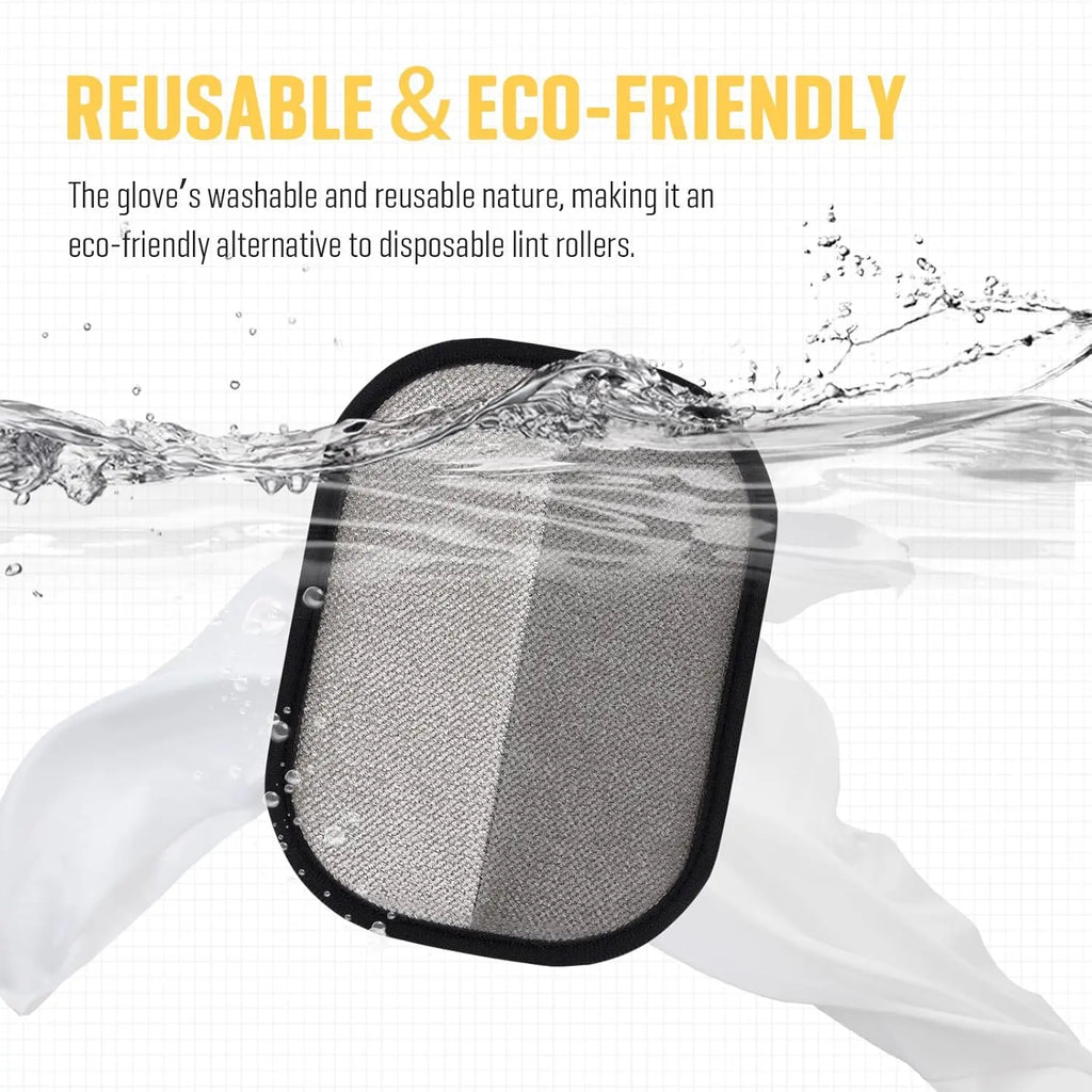 Electrostatic Pet Grooming Glove for Cats and Dogs - Reusable Hair Removal Tool