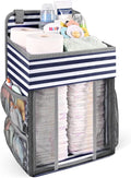 Hanging Diaper Caddy Organizer | Diaper Holder and Crib Organizer| Diaper Stacker for Changing Table, Crib, Wall & Bassinet