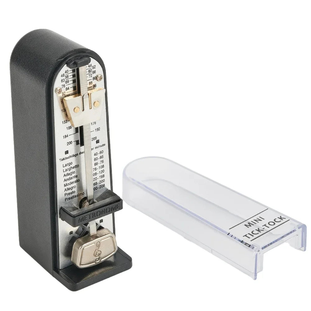 New Universal Mechanical Metronome Portable Mini Metronome for Piano Guitar Violinukulele Bell Ring Rhythm Pendulum Metronome