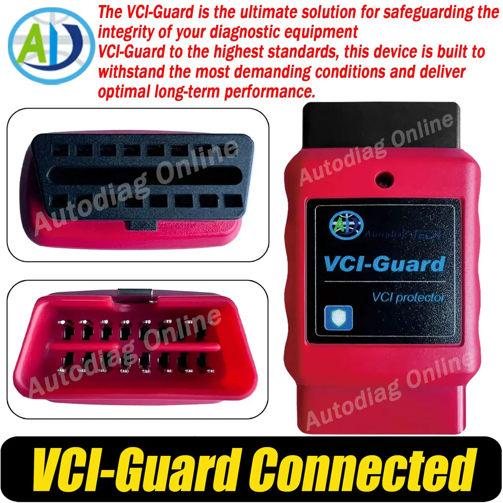 OBD2 Protective Tool for Diagnostic Tools Vehicle for Physical and Electrically Protect Interface Connected to OBD2 Scanner Tool