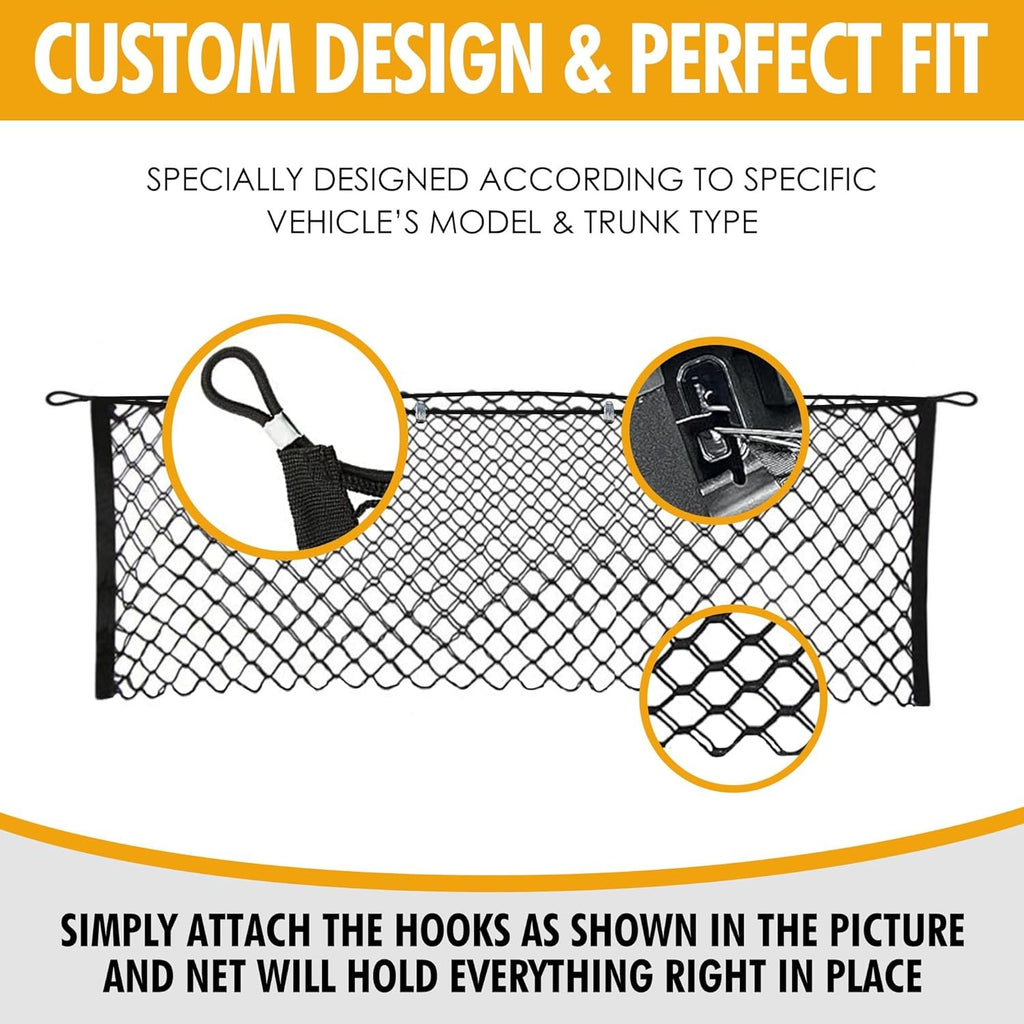 Premium Envelope Style Elastic Cargo Net for Hyundai Santa Cruz (2022-2025)