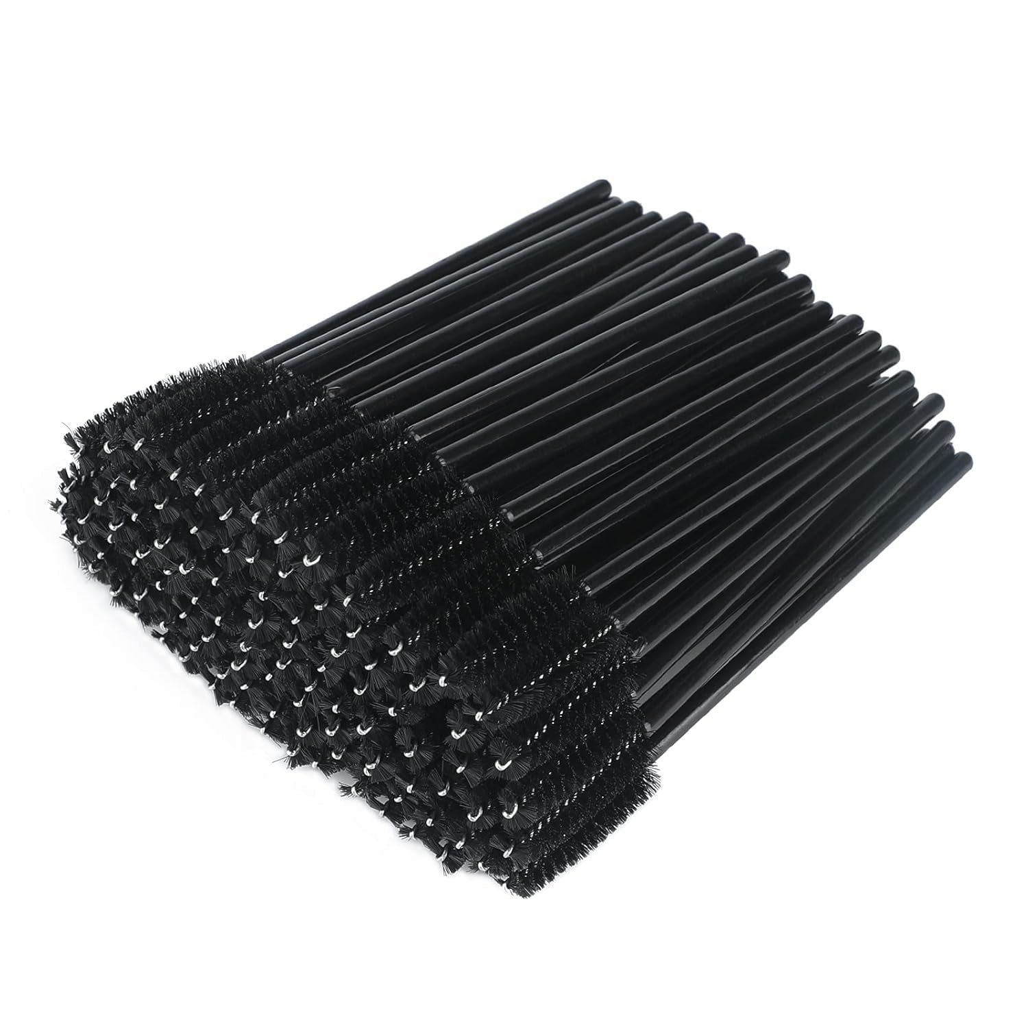 G2PLUS 100PCS Disposable Eyelash Brushes - Premium Rose Mascara Wands for Perfect Eyelash Extensions and Eyebrow Application