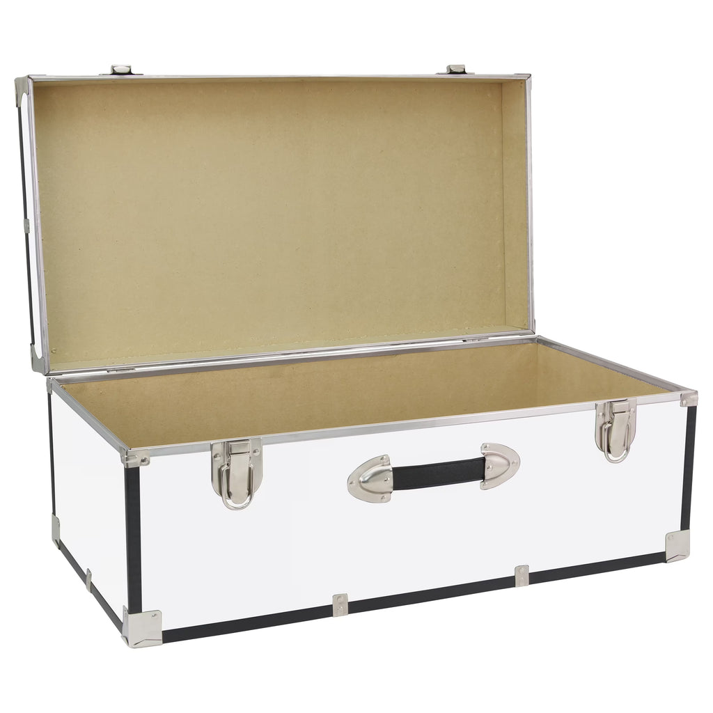 30" Storage Trunk, White