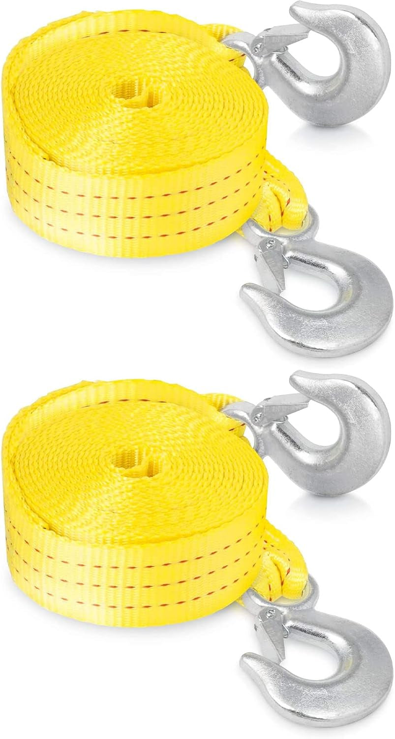 NEIKO 02256A Come along Winch, 5-Ton (10,000 Lbs) Pulling Capacity, 10Ft, 3 Hook, Heavy Duty Power Cable Come along Tool with Dual Gears, Hand Winch Cable, Automotive Hoist Winch Puller, Recovery Gear