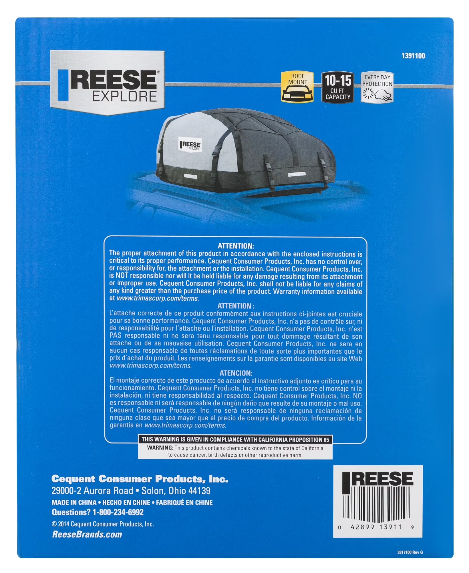 Carry Power Expandable Rooftop Bag