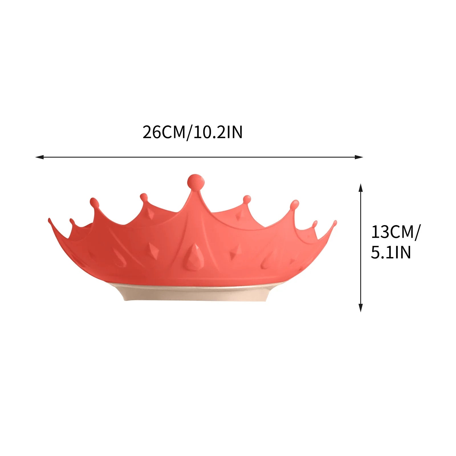 Feledorashia Baby Shower Cap Bathing Cap Soft Adjustable Visor Hat Safe Shampoo Shower Bathing Protection Bath Cap for Toddler, Baby, Kids, Children,Red