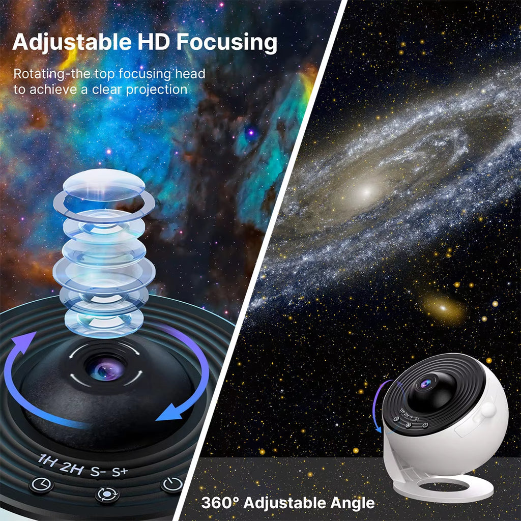 Transform Your Space: 13-in-1 Star & Galaxy Projector for Kids and Adults - Ultimate Aurora Night Light Experience!
