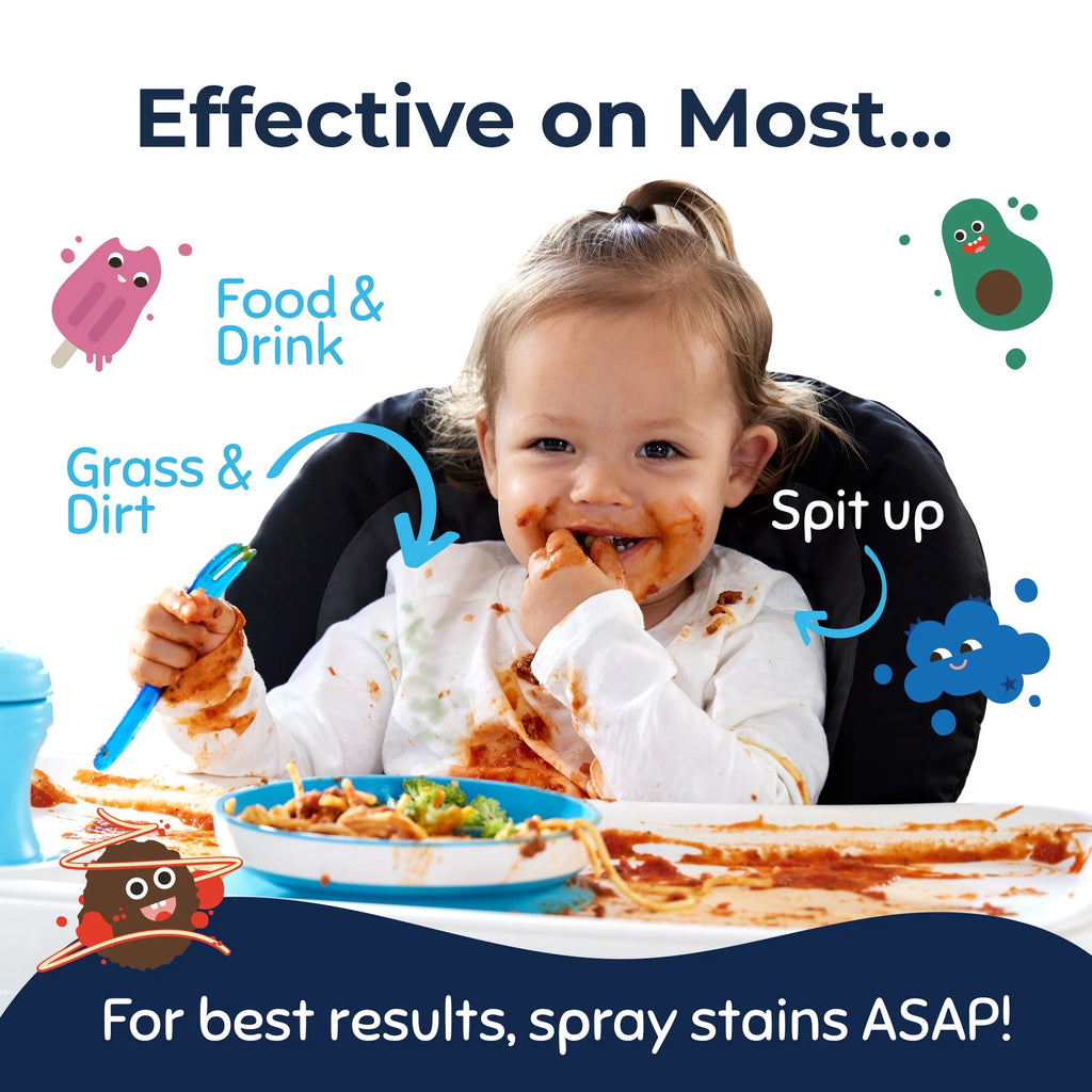 Miss Mouth'S Messy Eater Stain Treater Spray for Baby & Kids, 4 Fl Oz, Newborn & Baby Essentials, Stain Remover for Food, Grease, & More, Gentle on Laundry
