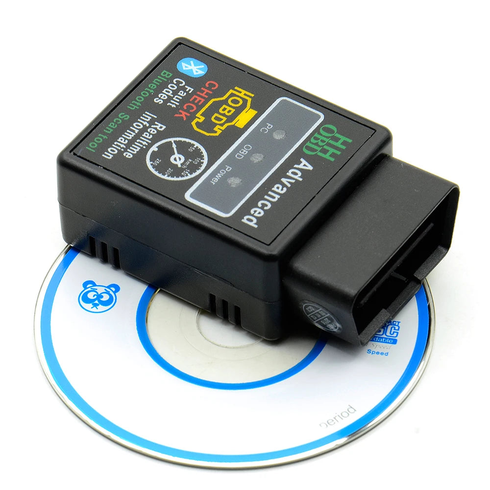 Bluetooth V2.1 Mini Elm327 Obd2 Scanner OBD Car Diagnostic Tool Code Reader for Android Windows Symbian English
