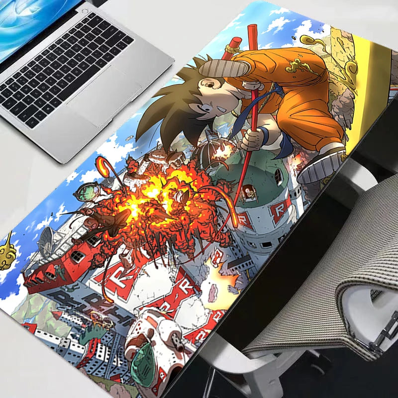 Dragon Ball Z Kawaii Mouse Pad - Anime-Inspired Cute Girl Gaming Desk Mat for Computer and Keyboard Accessories