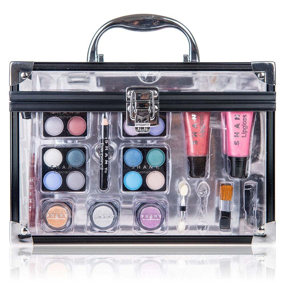 SHANY Comprehensive Makeup Trunk Set (Includes Eye Shadow Palette and Blush)