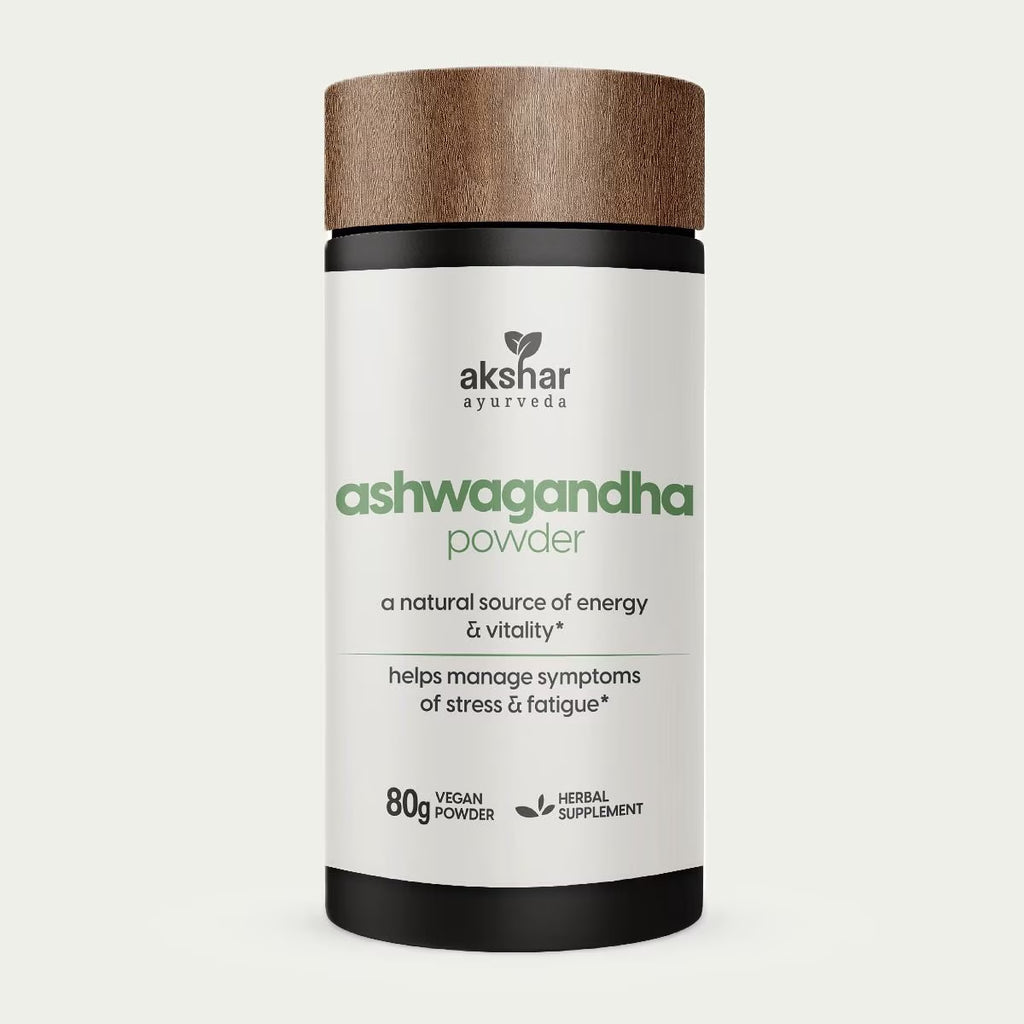 Ashwagandha Powder Herbal Supplements for Energy, Vitality & Stress Relief, 80G