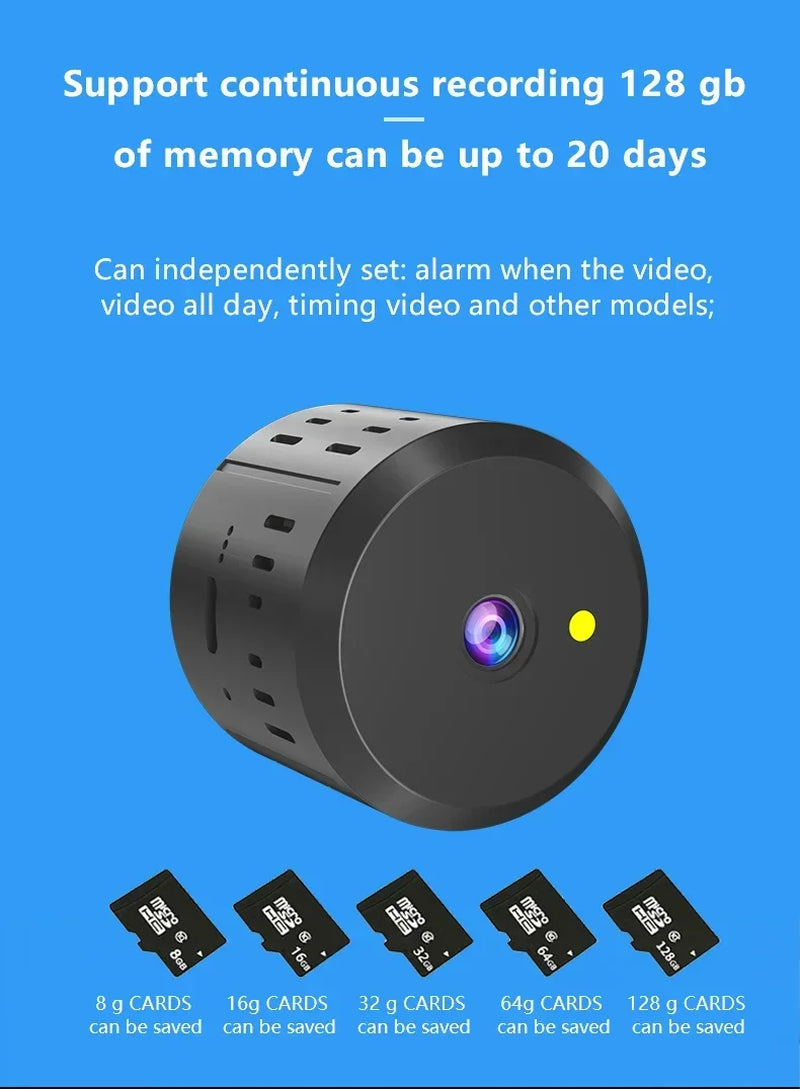 1080P HD Mini Wifi Camera Night Vision Smart Home Wireless Ip Camaras Security Surveillance Remote Monitoring Camcorder Cam