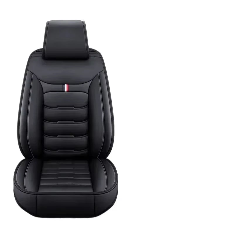 Auto Set Car Seat Covers PU Leather Signle Front Split Protector Four Season Universal Fit Most Car SUV Car Accessories