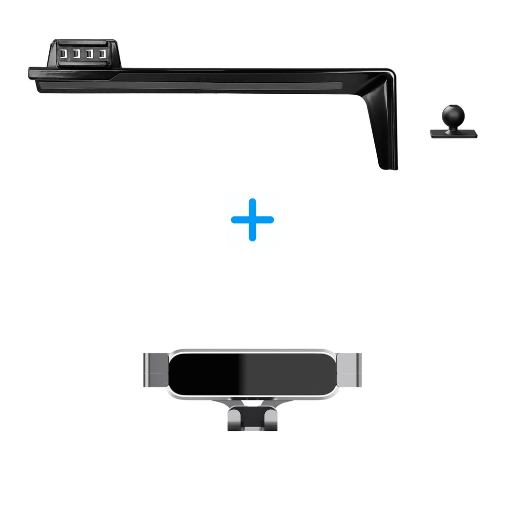 Car Phone Holder for Hyundai Santa Fe MX5 2024 2025 Screen Panel Fixed Base Fast Wireless Charging Phone Mount Car Accessories