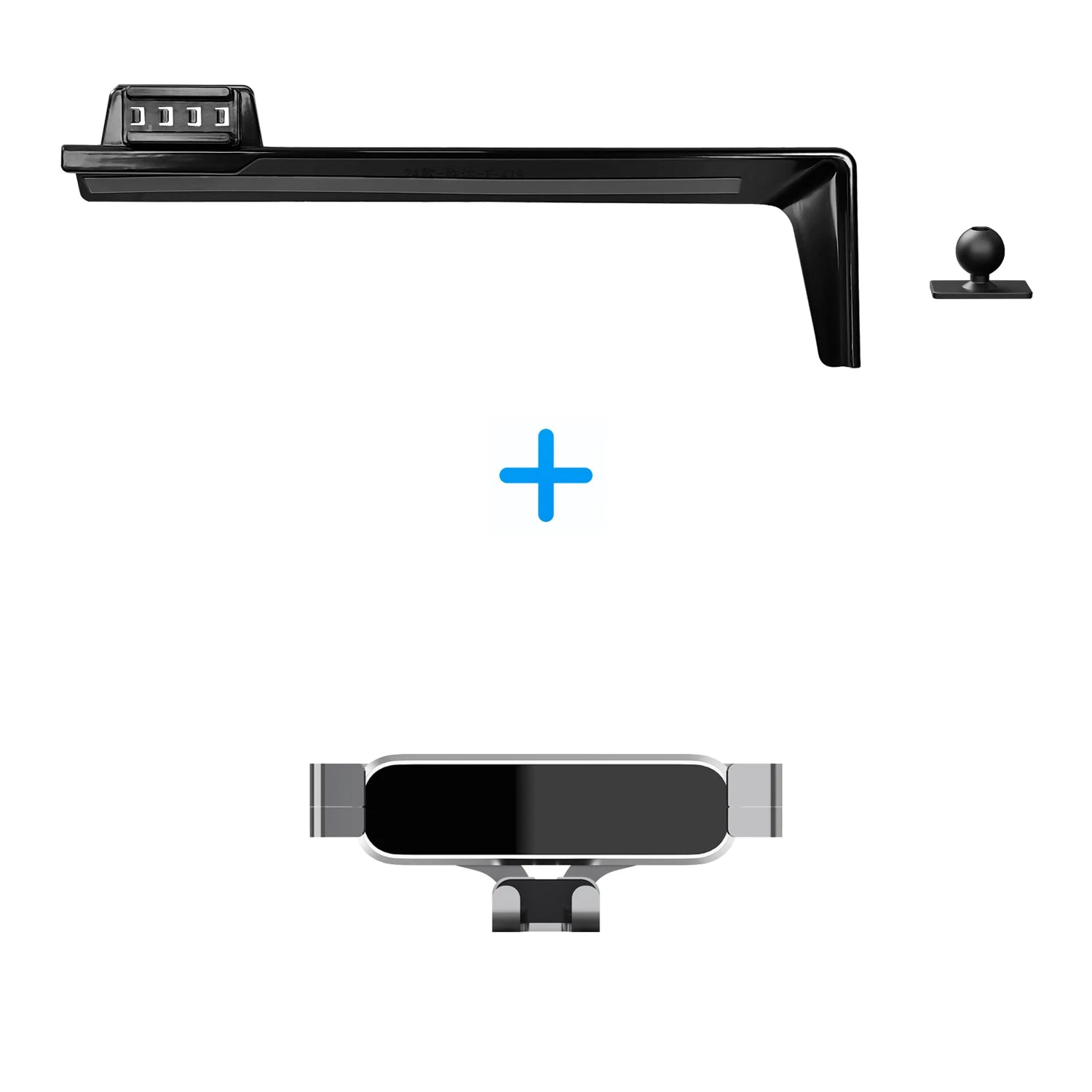 Car Phone Holder for Hyundai Santa Fe MX5 2024 2025 Screen Panel Fixed Base Fast Wireless Charging Phone Mount Car Accessories
