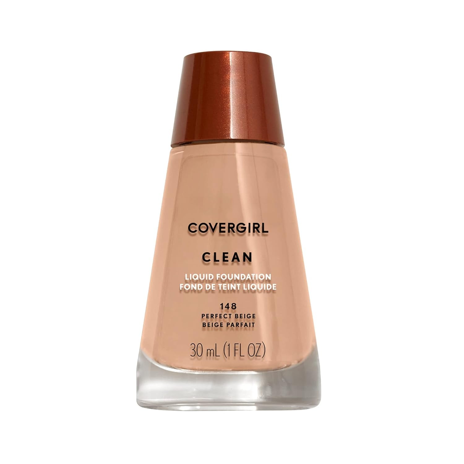 COVERGIRL Clean Makeup Foundation for Normal Skin - Ivory 105 (1 Oz, Packaging May Vary)