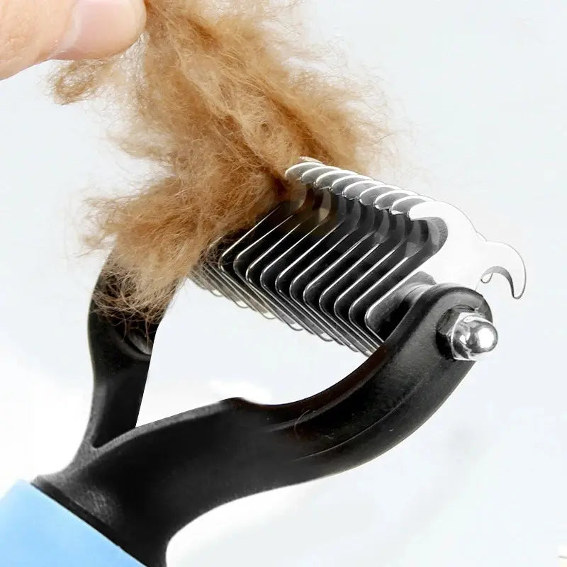 Pet Grooming Shedding Tool - Cat Hair Removal Comb and Brush
