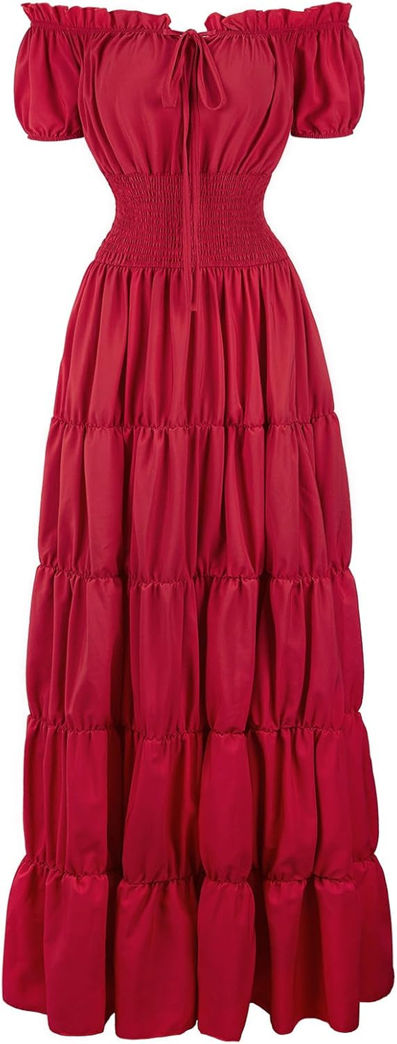 Zhitunemi Renaissance Costume Women Dress: Medieval Costumes for Women Renaissance Dresses - Peasant Cottagecore Theme Party