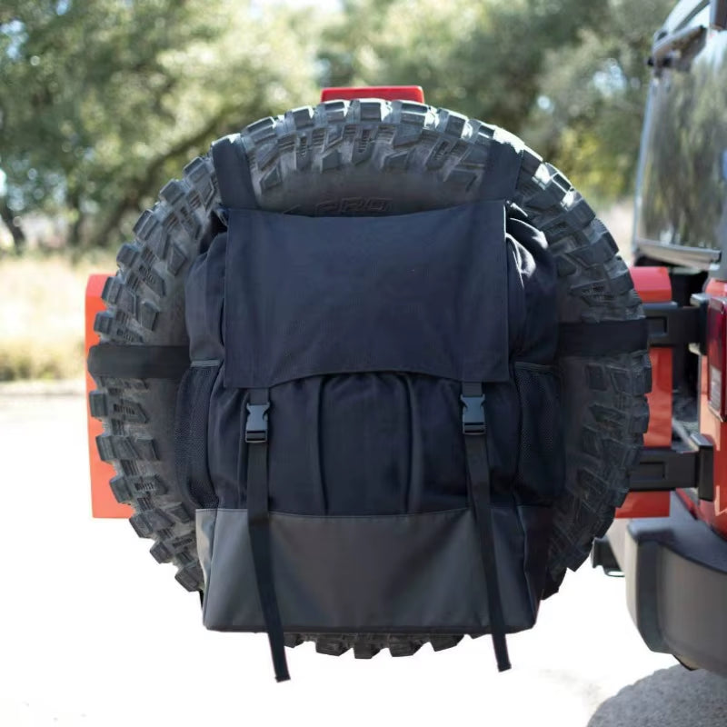 Ultimate Spare Tire Storage Bag - Versatile Tool & Garbage Organizer for Trucks and SUVs - Perfect for Off-Road Adventures!