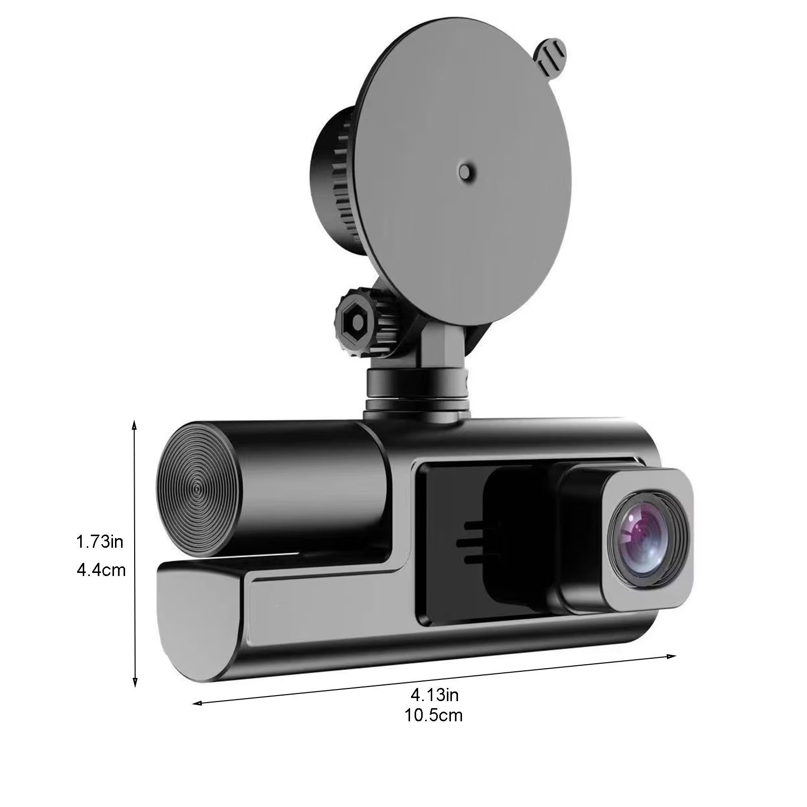 Cvlncycling Dash Cam Built-In Wifi GPS Front 2K and Rear 1080P Dash Camera for Cars,155° Wide Angle Dashboard Camera Recorder