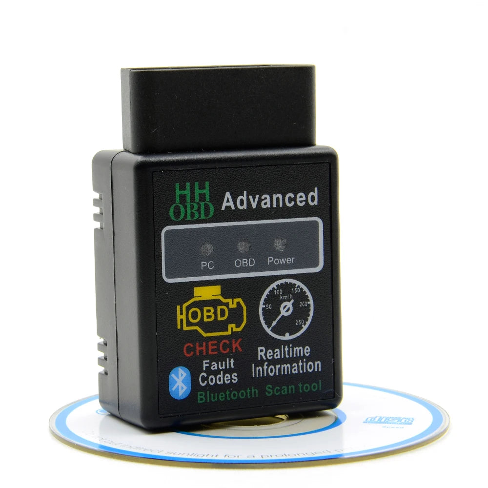 Bluetooth V2.1 Mini Elm327 Obd2 Scanner OBD Car Diagnostic Tool Code Reader for Android Windows Symbian English