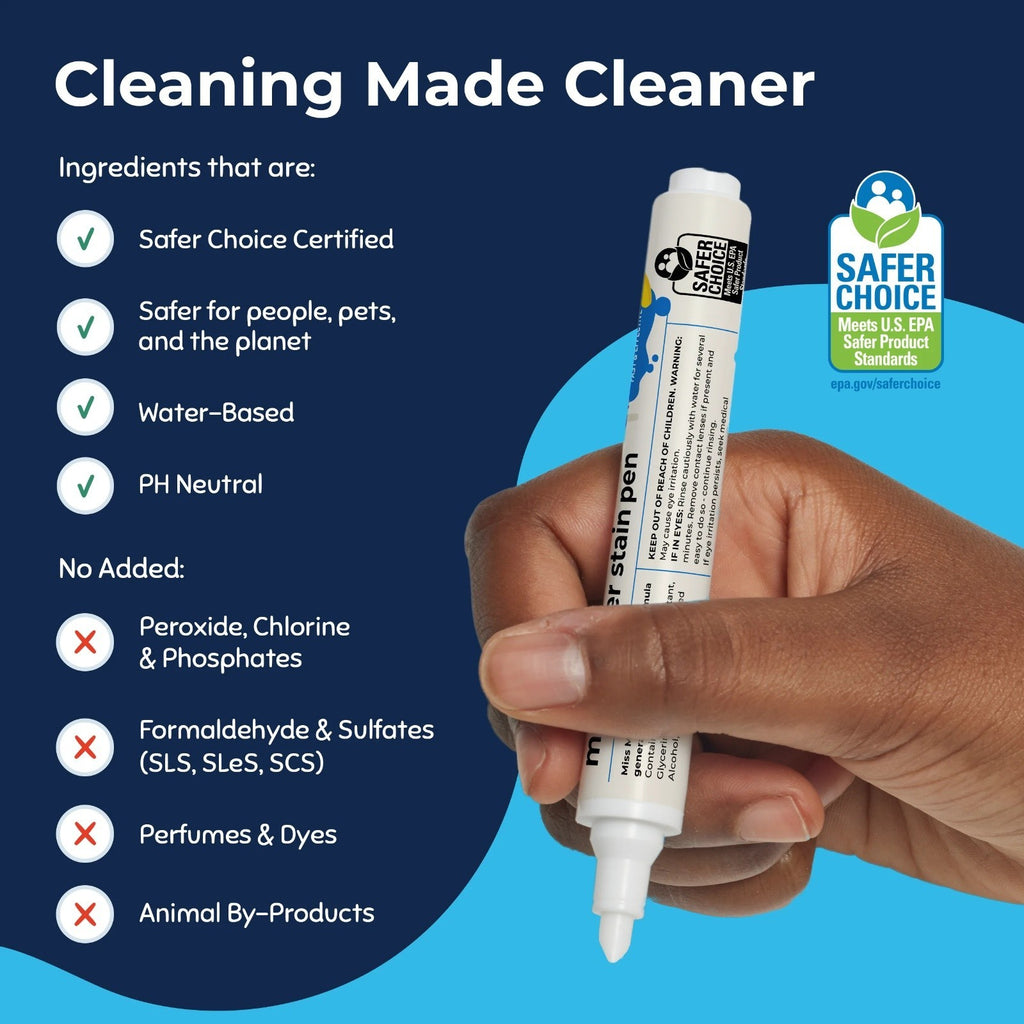 Gentle Stain Treater Pen Set by Miss - Ideal for Baby Messes, 3 Pack