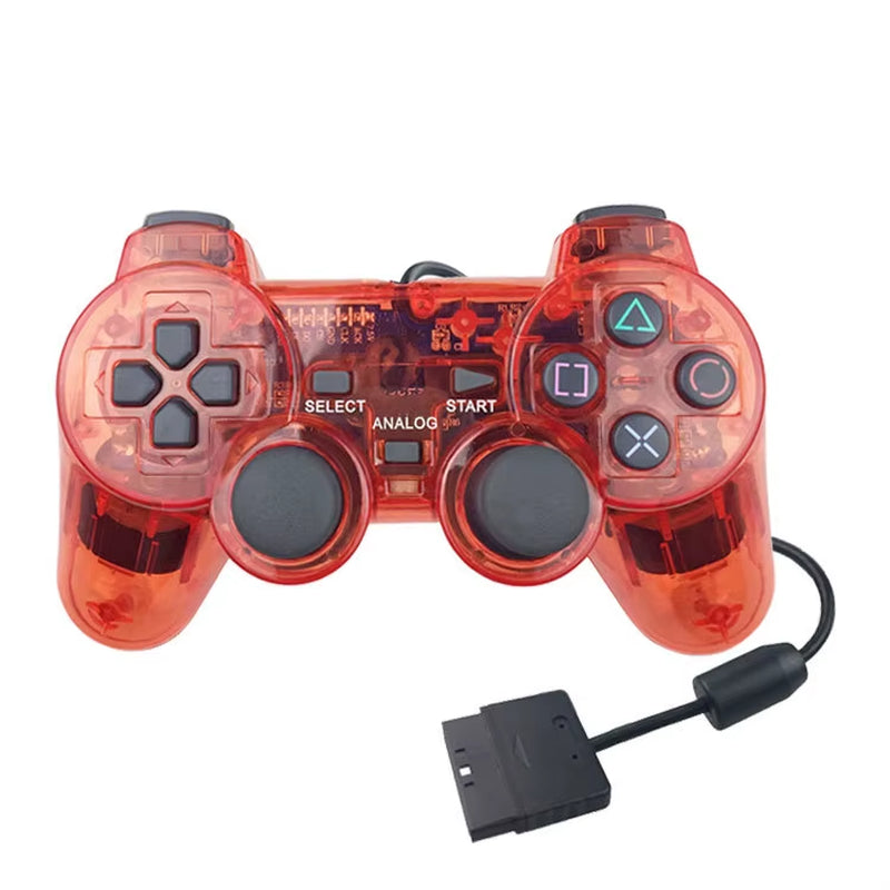 Wired Gamepad for Sony PS2 - 9 Color Options, Joystick Controller for Console Gaming Accessories