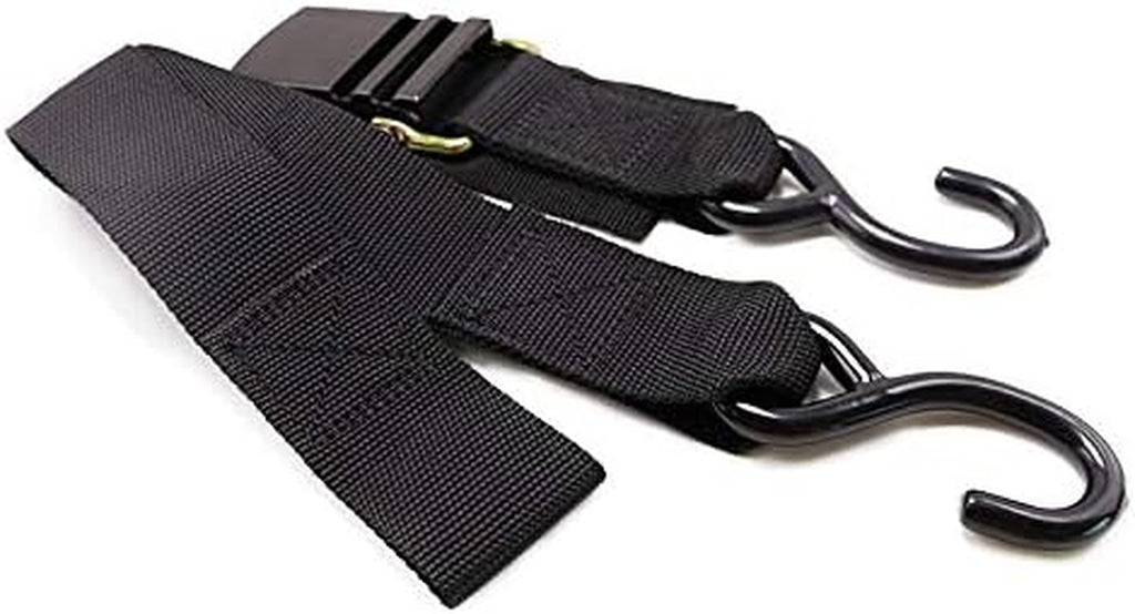 MEILI Heavy Duty Boat Trailer Transom Straps - 2PK Adjustable 2" x 48" Tie Down Straps with Quick Release Buckle, 1200 LBS Capacity, Fast Shipping from USA