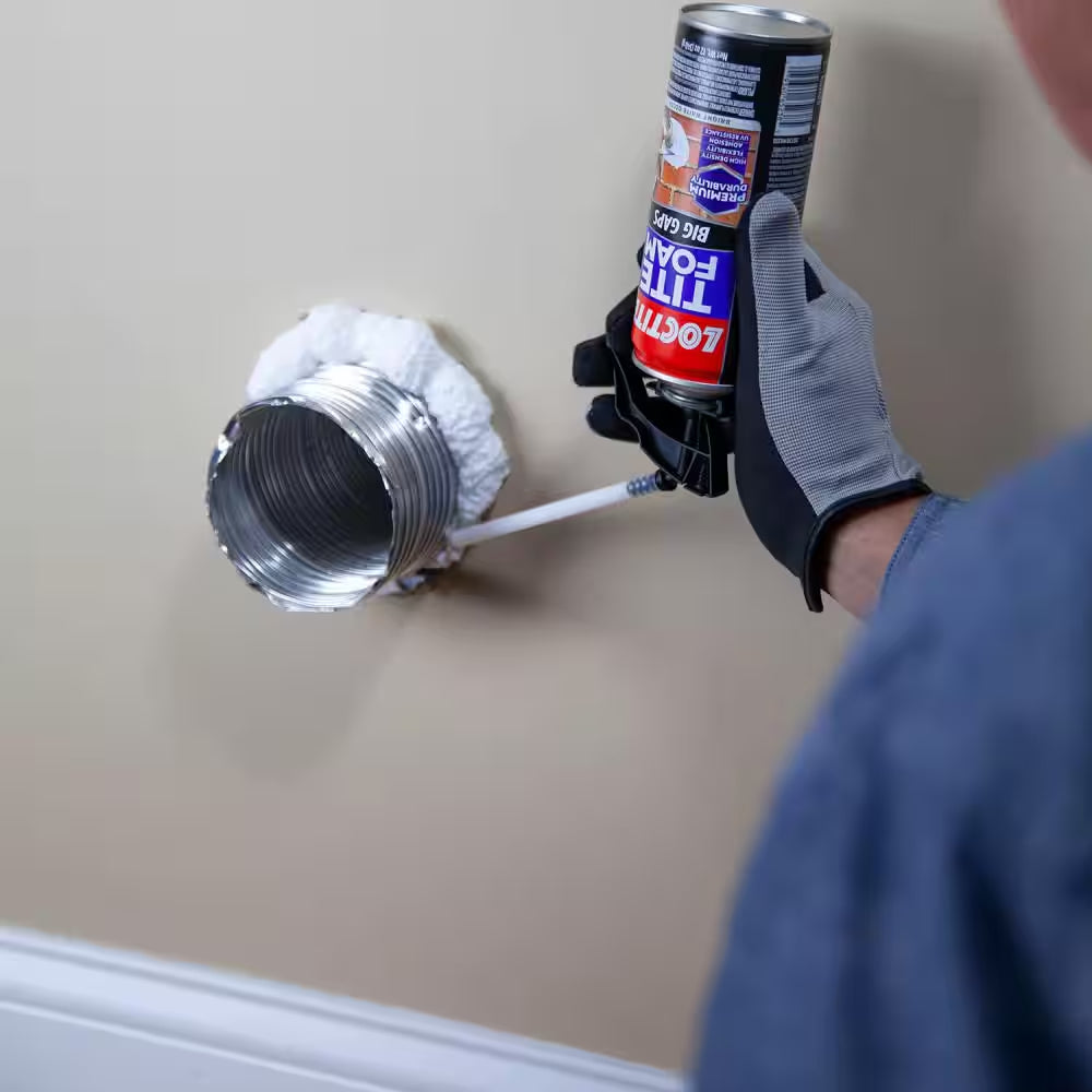TITE FOAM Big Gaps Spray Foam, Bright White, 12 Oz. Can, Insulating Spray Foam Sealant