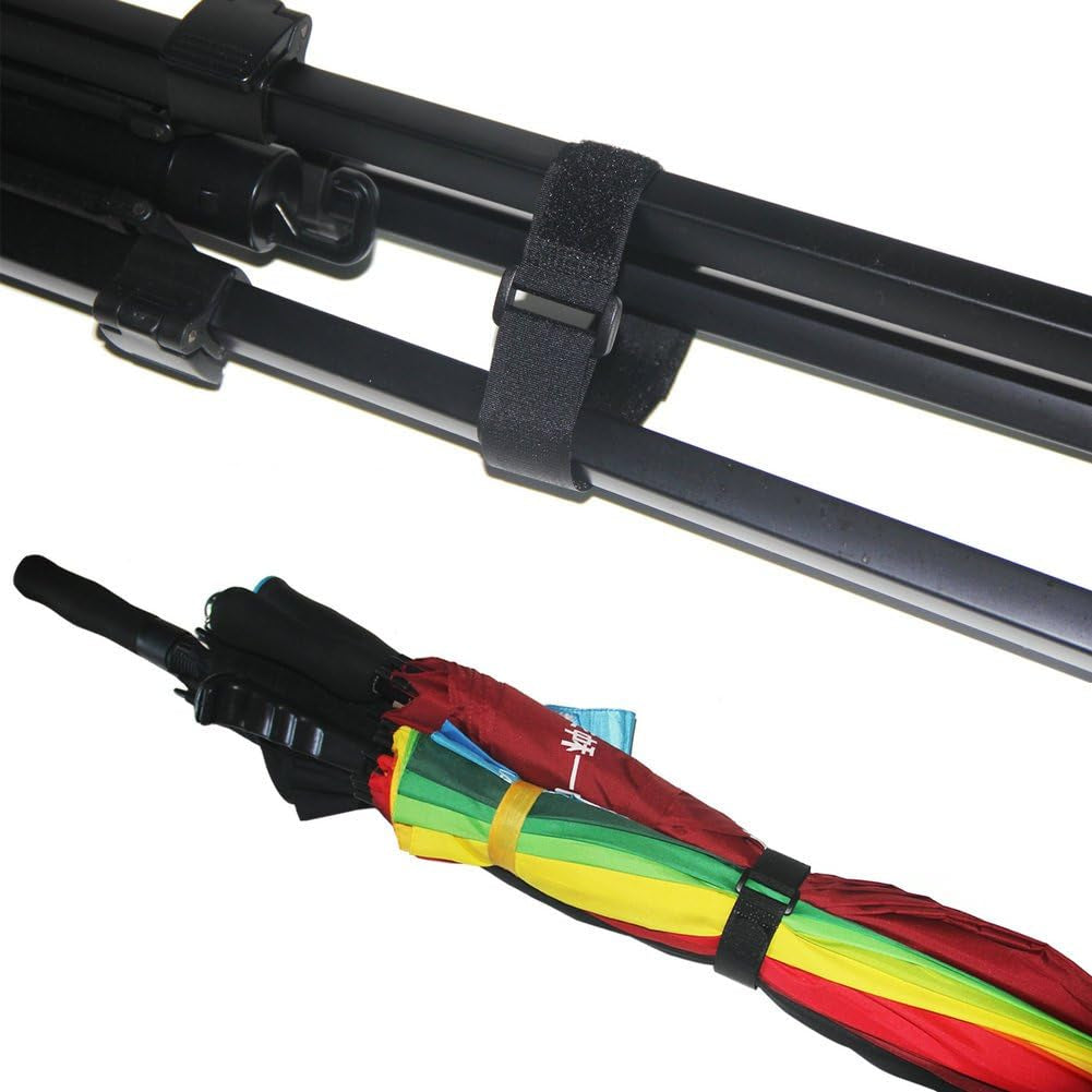 Yiwerder 16 Pack 18" Reusable Hook and Loop Cable Straps - Durable Ties to Organize and Tame Tangled Cords