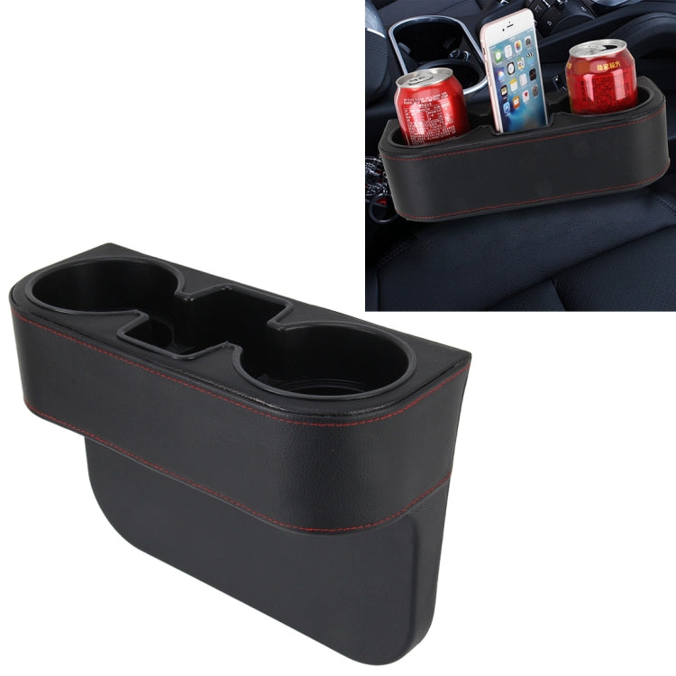Car Seat Crevice Storage Box Cup Drink Holder Auto Pocket Stowing Tidying for Phone Pad Card Coin Case Car Accessories, Khaki, Brown, Black, Grey