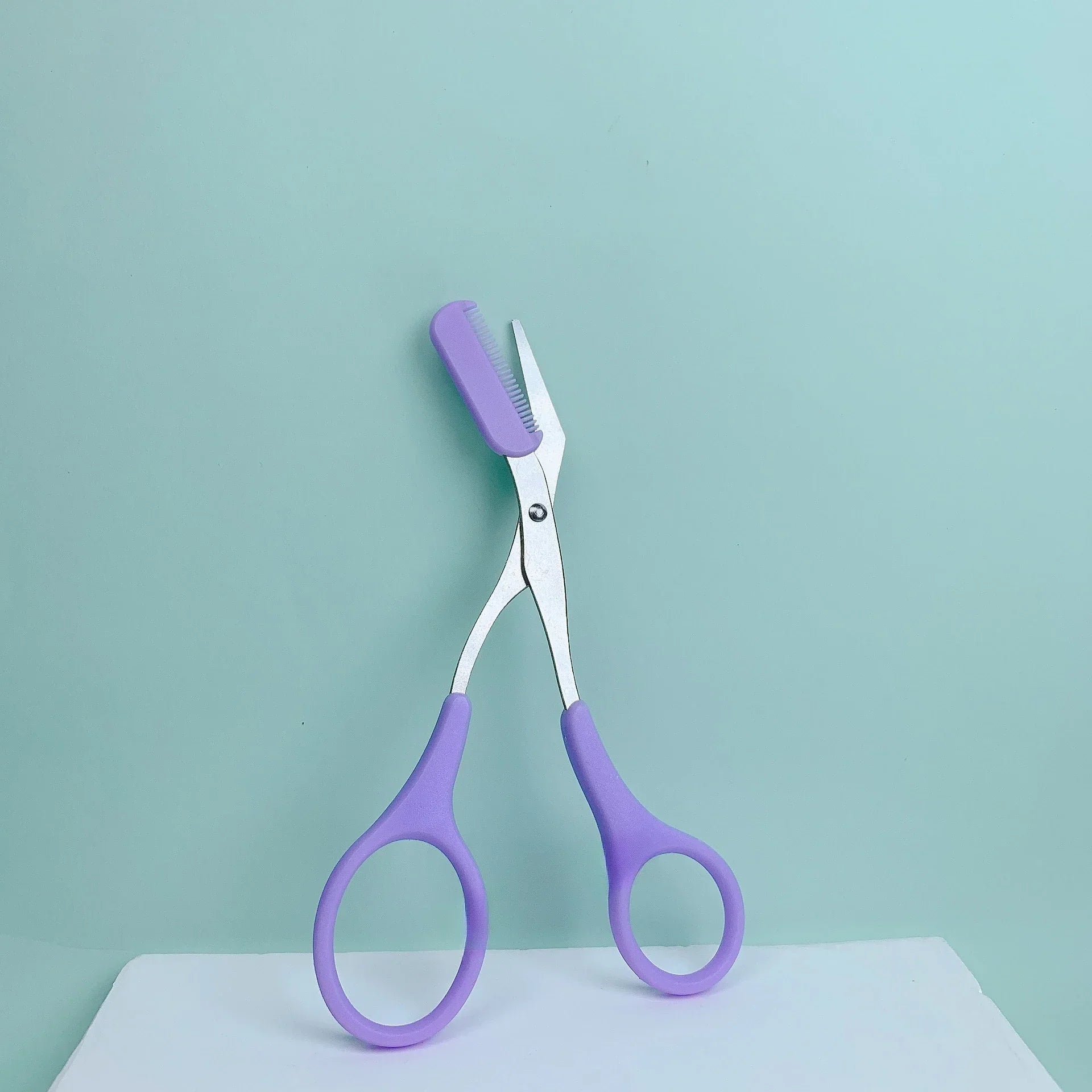 Eyebrow Trimming Scissors with Comb | Precision Brow Grooming Tool