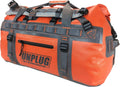 UNPLUG Ultimate Adventure | 1680D Heavy Duty Waterproof Bag | Large Travel Bag Which Can Be Used for Camping, Motorcycling, Boating, or Hunting| 65L Adventure Orange