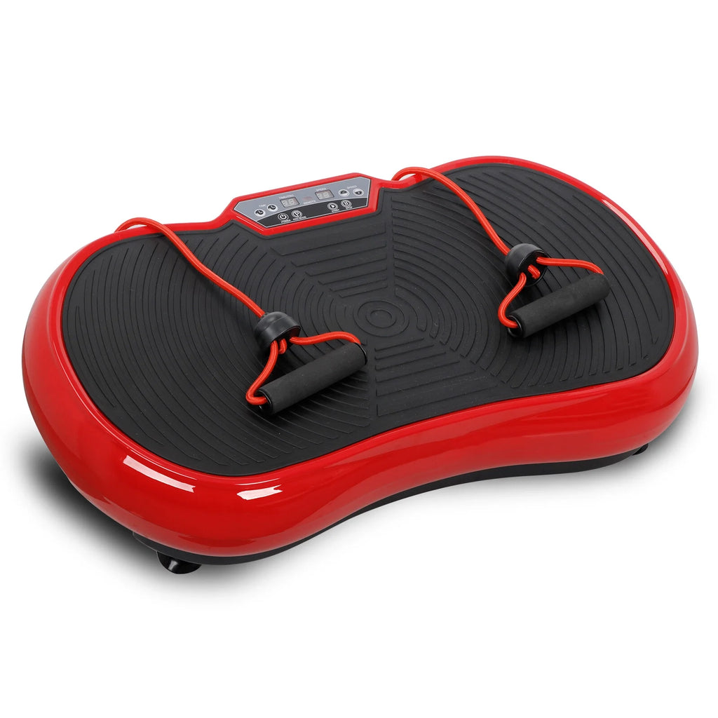 Vibration Plate Exercise Machine for Full Body Workouts with Bluetooth Connectivity - Red