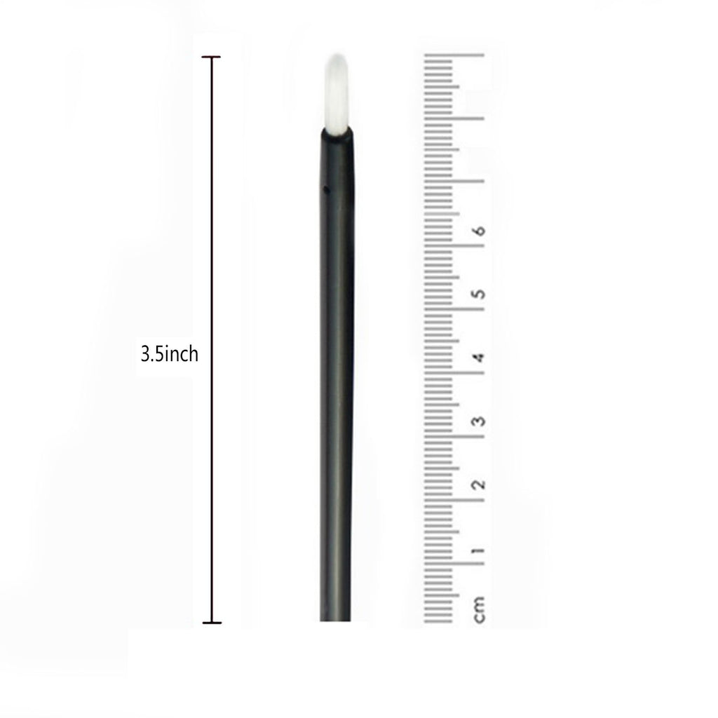 500 Pcs Disposable Lip Brushes - Professional Makeup Applicators for Lipstick & Lip Gloss (Black)