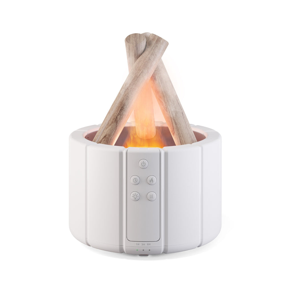 Simulated Flame Aromatherapy Machine Home Office Desktop Humidifier